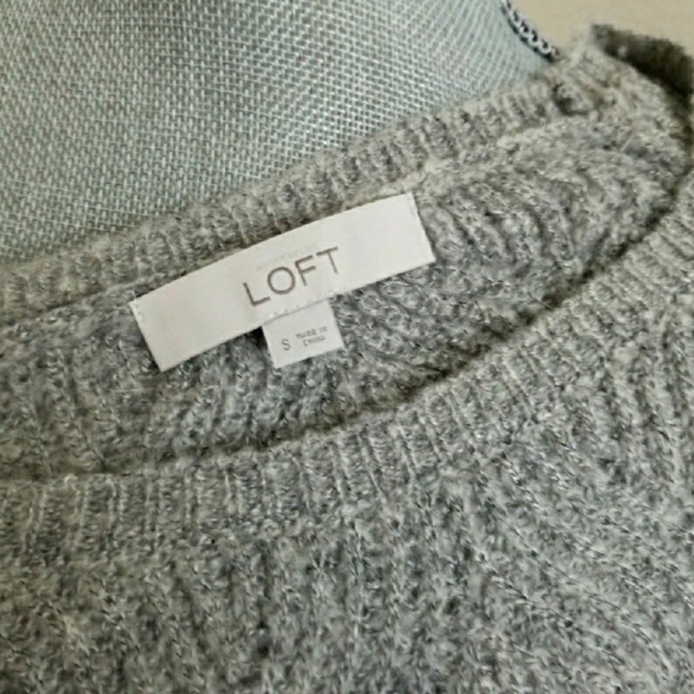 Loft Knit Pullover Sweater Small - image 4